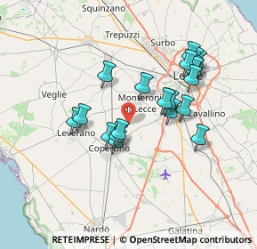 Mappa Via Luigi Einaudi, 73043 Copertino LE, Italia (6.986)