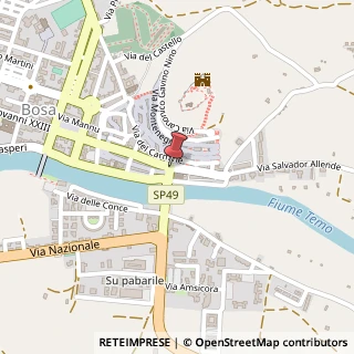 Mappa Piazza Duomo, 1, 08013 Bosa OR, Italia, 08013 Bosa, Nuoro (Sardegna)