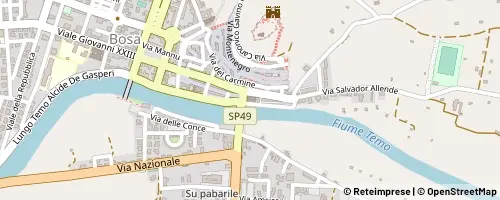 Mappa Bosa
