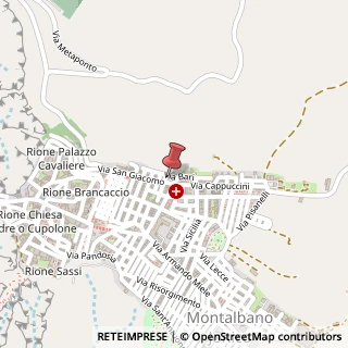 Mappa Via Pavia, 16, 75023 Montalbano Jonico, Matera (Basilicata)