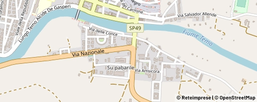 Mappa Bosa