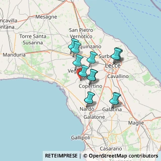 Mappa Via della Consolazione, 73045 Leverano LE, Italia (11.69214)