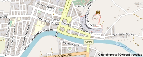 Mappa Bosa