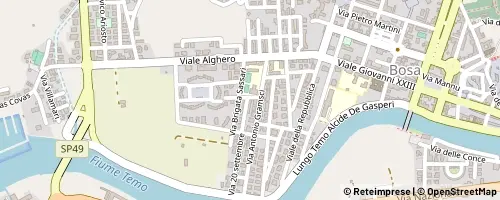 Mappa Bosa