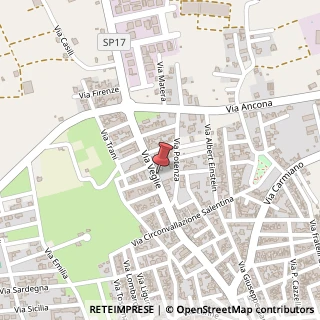 Mappa Via Veglie, 73045 Leverano, Lecce (Puglia)