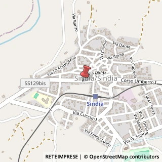 Mappa Corso Umberto, 20, 08018 Sindia, Nuoro (Sardegna)