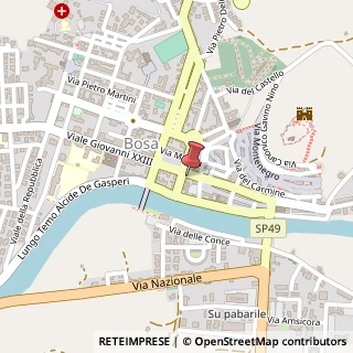 Mappa Corso Vittorio Emanuele II, 86, 08013 Bosa, Nuoro (Sardegna)