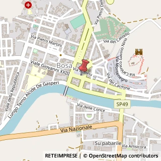 Mappa Piazza IV Novembre, 09089 Bosa OR, Italia, 09089 Bosa, Nuoro (Sardegna)