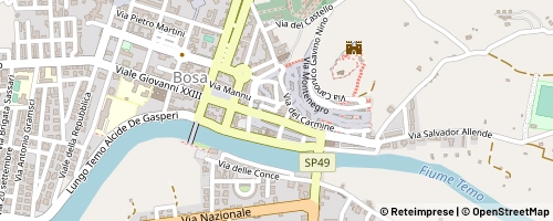 Mappa Bosa