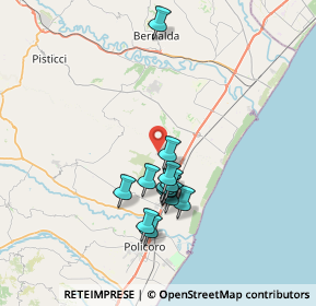 Mappa Strada Provinciale Andriace, 75020 Scanzano Jonico MT, Italia (6.69154)