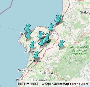 Mappa Via Conte Ruggero, 89852 Mileto VV, Italia (9.50533)