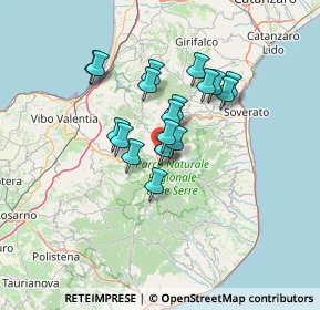 Mappa SS182, 89822 Spadola VV, Italia (10.71158)