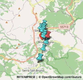 Mappa SS182, 89822 Spadola VV, Italia (0.878)