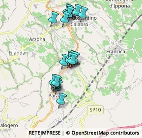 Mappa Via Saccari, 89852 Mileto VV, Italia (1.7805)