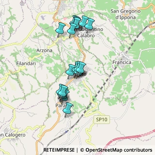 Mappa Via Real Badia, 89852 Mileto VV, Italia (1.7575)