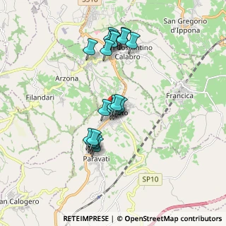 Mappa Via Nicola Lombardi, 89852 Mileto VV, Italia (1.739)