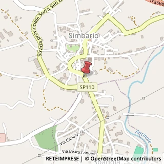 Mappa Via Bertucci Ceraso Giuseppe, 1, 89822 Simbario, Vibo Valentia (Calabria)