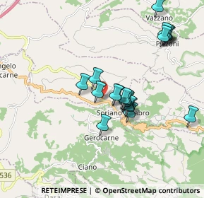 Mappa Via Luigi Razza, 89831 Soriano Calabro VV, Italia (1.874)