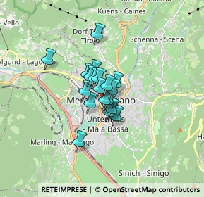 Mappa Passeggiata Lungo Passirio, 39012 Merano BZ, Italia (0.8385)