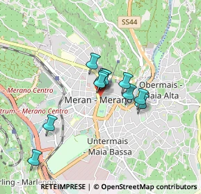 Mappa Passeggiata Lungo Passirio, 39012 Merano BZ, Italia (0.59273)