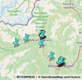 Mappa Passeggiata Lungo Passirio, 39012 Merano BZ, Italia (14.01313)