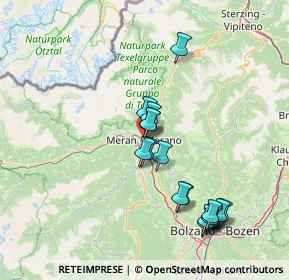 Mappa Passeggiata Lungo Passirio, 39012 Merano BZ, Italia (14.17824)