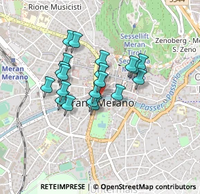 Mappa Passeggiata Lungo Passirio, 39012 Merano BZ, Italia (0.3205)