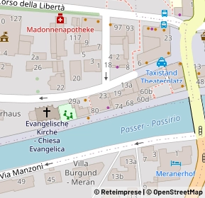 Mappa Via carducci, 39012 Merano BZ, Italia (0.03077)
