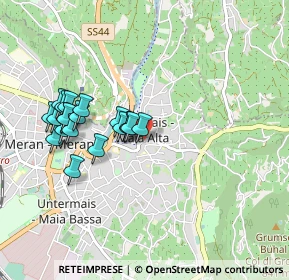 Mappa Via del Ruscello, 39012 Merano BZ, Italia (0.8465)