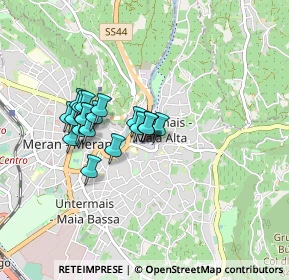 Mappa Via Salita Alla Chiesa, 39012 Merano BZ, Italia (0.6365)