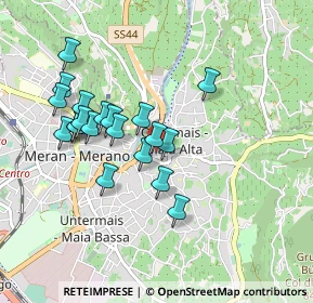 Mappa Via Salita Alla Chiesa, 39012 Merano BZ, Italia (0.81)