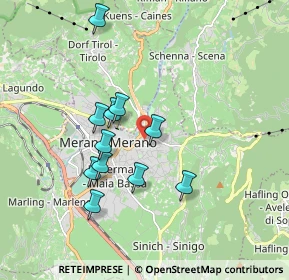 Mappa Via Salita Alla Chiesa, 39012 Merano BZ, Italia (1.57909)