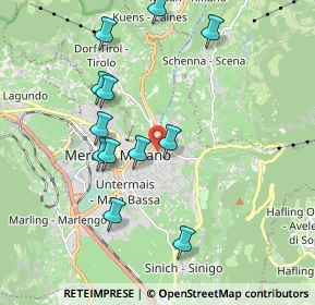 Mappa Via Salita Alla Chiesa, 39012 Merano BZ, Italia (1.86917)