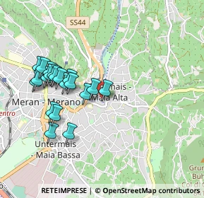 Mappa Via Salita Chiesa, 39012 Merano BZ, Italia (0.92)