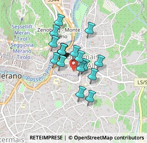 Mappa Via Salita Chiesa, 39012 Merano BZ, Italia (0.28)