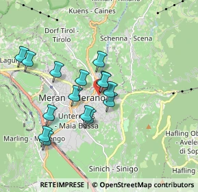 Mappa Via Salita Chiesa, 39012 Merano BZ, Italia (1.546)