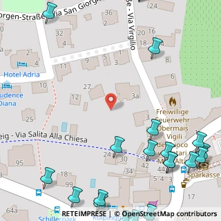Mappa Via Salita Chiesa, 39012 Merano BZ, Italia (0.1)