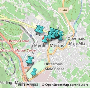 Mappa Via Carducci, 39012 Merano BZ, Italia (0.5995)