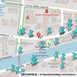 Mappa Via Carducci, 39012 Merano BZ, Italia (0.08571)