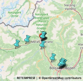 Mappa Via Vittorio Alfieri, 39012 Merano BZ, Italia (14.38563)