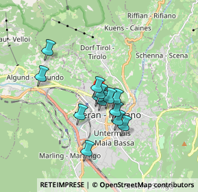 Mappa Via Vittorio Alfieri, 39012 Merano BZ, Italia (1.24154)