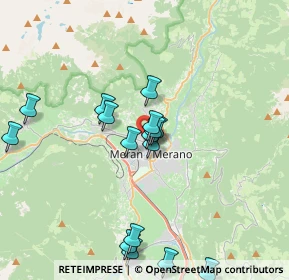 Mappa Via Vittorio Alfieri, 39012 Merano BZ, Italia (3.70688)