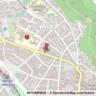 Mappa Via Goethe, 42, 39012 Merano, Bolzano (Trentino-Alto Adige)