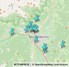 Mappa Via IV Novembre, 39012 Merano BZ, Italia (2.63333)