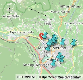 Mappa Via IV Novembre, 39012 Merano BZ, Italia (1.62917)