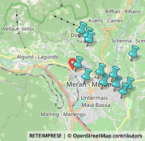 Mappa Via IV Novembre, 39012 Merano BZ, Italia (1.89417)