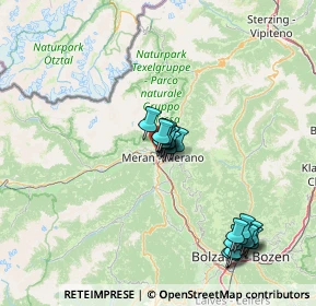 Mappa Via IV Novembre, 39012 Merano BZ, Italia (14.5675)