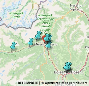 Mappa Via IV Novembre, 39012 Merano BZ, Italia (12.82357)