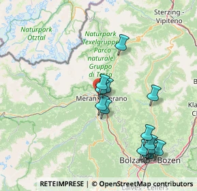 Mappa Via IV Novembre, 39012 Merano BZ, Italia (15.57071)