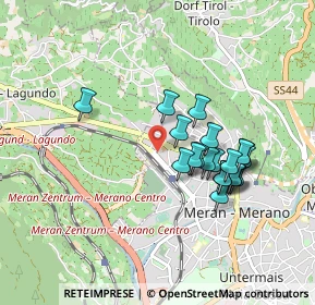 Mappa Via IV Novembre, 39012 Merano BZ, Italia (0.755)